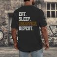 Eat Sleep Robotics Repeat Shirt Graduation Men's Back Print T-Shirt
