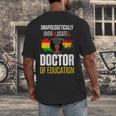 EdD Doctor Of Education Educated Doctorate Graduation Men's Back Print T-Shirt