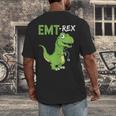 EMT Rex Paramedic Graduation Firefighter Men's Back Print T-Shirt