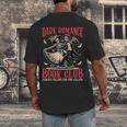 Enemies To Lovers Villain Reading Dark Romance Book Club Men's Back Print T-Shirt