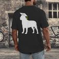 English Mastiff Graduation Dog Graduate Men's Back Print T-Shirt