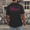 Esthetician Est 2025 Skin Care Specialist Graduation Men's Back Print T-Shirt