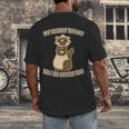 Ew People Ferret Saying Mask Introvert Ferrets Men's Back Print T-Shirt