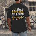 Family Graduation Party Proud Brother Of A 2026 Graduate Men's Back Print T-Shirt