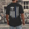 Family Nurse Practitioner Flag FNP Nursing Graduation Men's Back Print T-Shirt