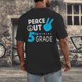 Fifth Grade Graduation Peace Out 5th Grade Boys Men's Back Print T-Shirt