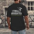 I Finally Graduated Back To Gaming Gamer Graduation Men's Back Print T-Shirt