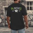 Finished PhD PhInished 2018 Graduation Shirt Men's Back Print T-Shirt