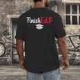 FinishEdD Doctor Of Education Graduate EdD Graduation Men's Back Print T-Shirt