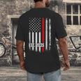 Fire Academy Survivor Firemen Fire School Graduation Men's Back Print T-Shirt
