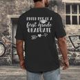 First Grade Graduation Mom Shirt Proud Mom First Grader Men's Back Print T-Shirt