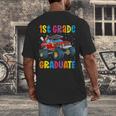 First Grade Graduation Monster Truck 1st Grade Graduate Men's Back Print T-Shirt
