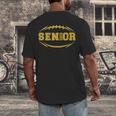 Football Proud Senior 2026 Graduation Year Men's Back Print T-Shirt