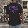 Football Senior Night Football Senior 2025 Graduation 36 Men's Back Print T-Shirt