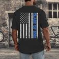 Funny Class Of 2021 American Flag Senior Graduation Men's Back Print T-Shirt