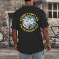 Funny Introvert Cat I Can't Go I'm An Inside Cat Homebody Men's Back Print T-Shirt