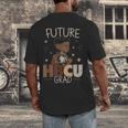 Future HBCU Grad Graduate Afro Boy College Graduation Men's Back Print T-Shirt