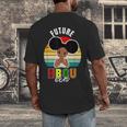 Future HBCU Grad Graduate Afro Girl College Graduation Men's Back Print T-Shirt