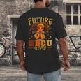 Girl Future HBCU Graduate Afro College Graduation Kids Men's Back Print T-Shirt