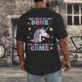 Girls 3rd Grade Graduation Magical Unicorn Men's Back Print T-Shirt