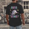 Girls Pre-K Graduation Magical Unicorn Men's Back Print T-Shirt