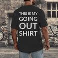 This Is My Going Out Sarcastic Introvert Men's Back Print T-Shirt This Is My Going Out Sarcastic Introvert Men's Back Print T-Shirt