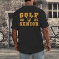 Golf Senior Night Golf Senior 2025 Graduation 14 Men's Back Print T-Shirt