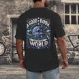 A Good Book Is Out Of This World Shirt Astronaut Reading Men's Back Print T-Shirt