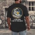 Good Book Is Out Of This World Space Reading Lover Men's Back Print T-Shirt Good Book Is Out Of This World Space Reading Lover Men's Back Print T-Shirt