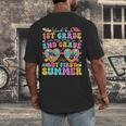 Goodbye 1st Grade Graduation To 2nd Grade But First Summer Men's Back Print T-Shirt