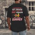 Goodbye 1st Grade Graduation To 2nd Grade Hello Summer Men's Back Print T-Shirt