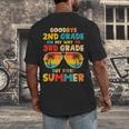 Goodbye 2nd Grade Graduation To 3rd Grade Hello Summer Kids Men's Back Print T-Shirt