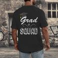 Grad Squad Cute Graduation Men's Back Print T-Shirt