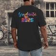 Graduate 2025 Tie Dye Graduation 2025 Class Of 2025 Senior Men's Back Print T-Shirt