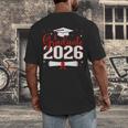 Graduate 2026 For Class Of 2026 Graduation Men's Back Print T-Shirt