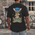 Graduate Kangaroo Class Of 2025 Kids Graduation Men's Back Print T-Shirt