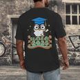 Graduate Penguin Class Of 2025 Kids Graduation Men's Back Print T-Shirt
