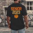 Graduate Senior Class 2023 Basketball Player Graduation Grad Men's Back Print T-Shirt