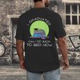 I Graduated Can I Go Back To Bed Now Cat Graduation For Men Women Girls Kids Men's Back Print T-Shirt