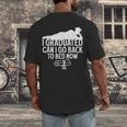 I Graduated Can I Go Back To Bed Now Graduation Men Men's Back Print T-Shirt