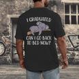 I Graduated Can I Go Back To Bed Now Koala Bear Graduation Men's Back Print T-Shirt