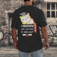 I Graduated Can I Go Back To Sleep Now Graduation Men's Back Print T-Shirt