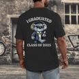 I Graduated Graduate Class Of 2025 Koala Graduation Men's Back Print T-Shirt