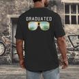 Graduated Graduation Tropical Sunglasses Men's Back Print T-Shirt