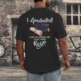 I Graduated Life Is Gonna Be Easy Now Right Graduation Men's Back Print T-Shirt