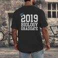 Graduation 2019 Biology Tshirt For Science Graduate Men's Back Print T-Shirt