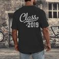 Graduation For Her Him 2019 Class Men's Back Print T-Shirt