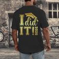 I Did It Graduation 2026 Graduate Class Of 2026 Senior 26 Men's Back Print T-Shirt