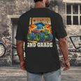Graduation 2nd Grade Monster Truck Boys I Crushed Grad Men's Back Print T-Shirt