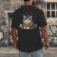 Graduation Cat Graduation Present For Graduate Grad Men's Back Print T-Shirt